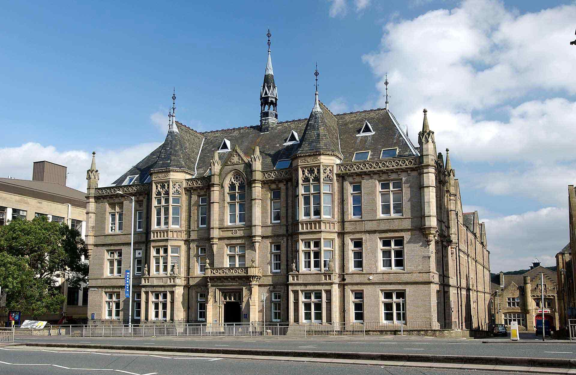 Ramden Building, home of Human and Health Sciences, taken on a sunny day