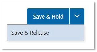 Saving and Releasing feedback 7